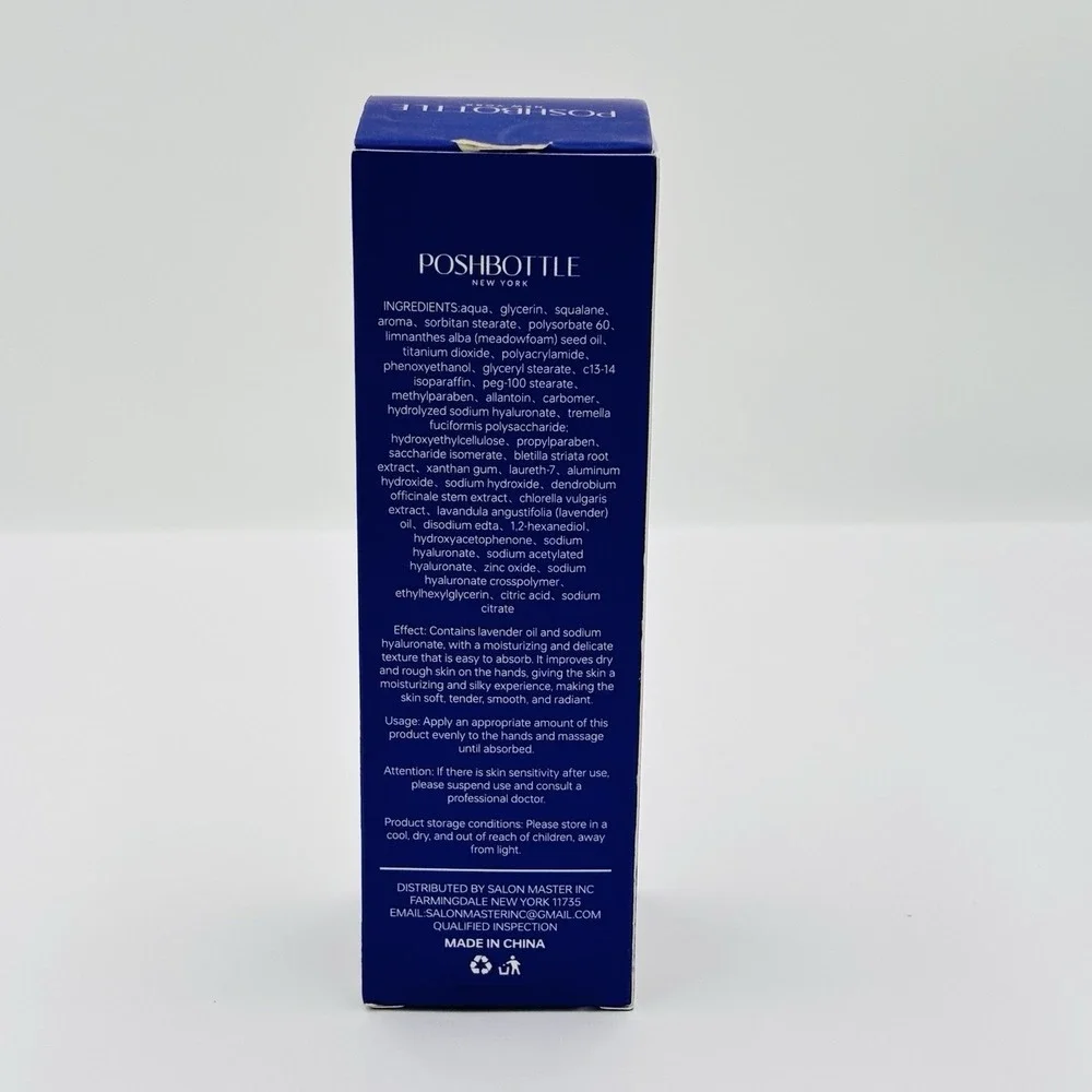 PoshBottle New York Lavender Hand & Body Cream 3.52 Oz New